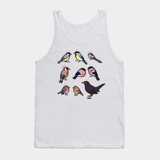 Garden Birds of Britain Tank Top